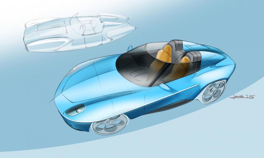 Эскиз Alfa Romeo Disco Volante Spyder (1 of 7) 2016 года  (фото 23 из 47)